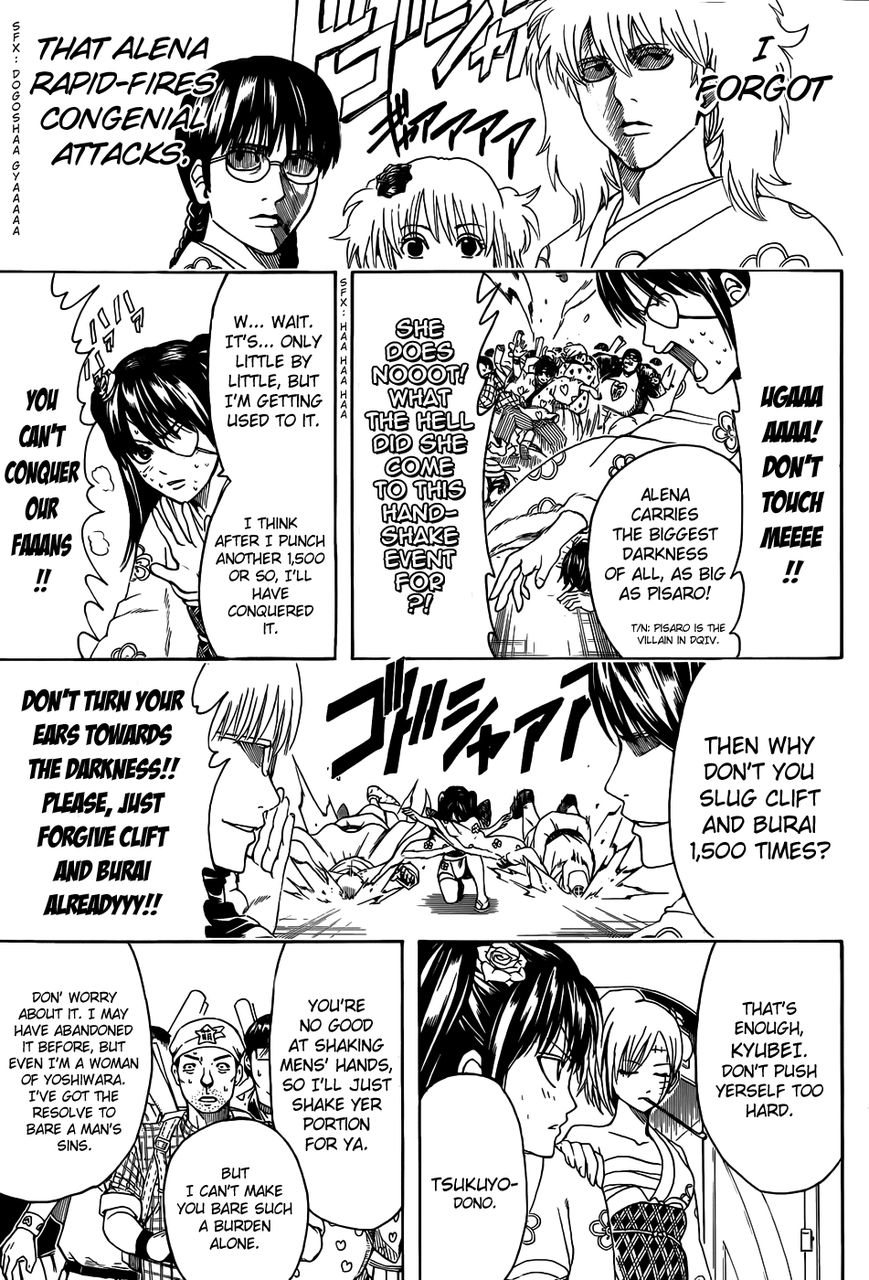 Gintama Chapter 448 page 13 - Chapter 448 : Chapters of the Chosen Bitches