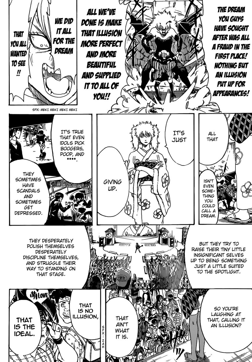 Gintama Chapter 449 page 12 - Chapter 449 : Mettle of An Idol