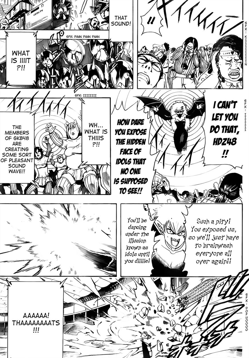 Gintama Chapter 449 page 9 - Chapter 449 : Mettle of An Idol