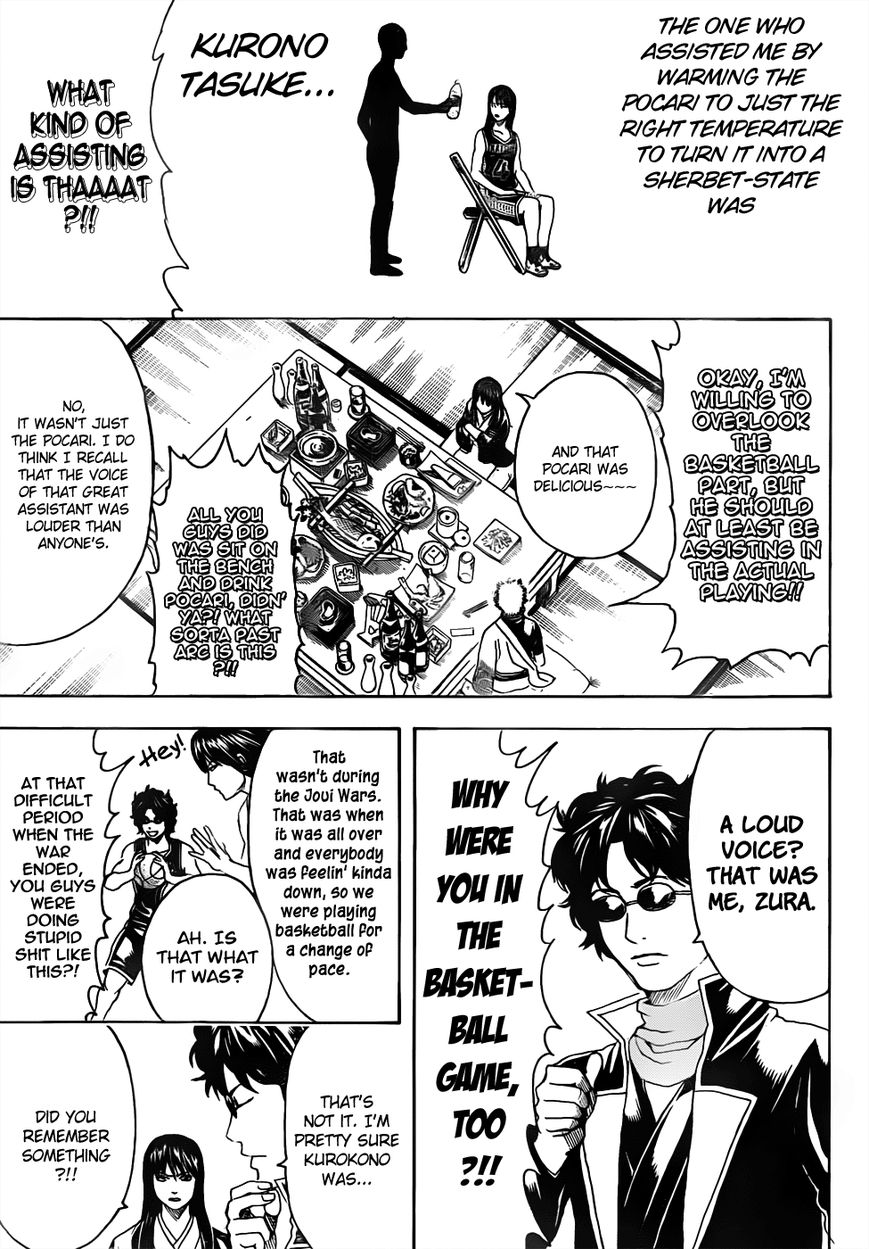 Gintama Chapter 452 page 11 - Chapter 452 : It's Hard to Enter a Reunion Party When You Get There Late
