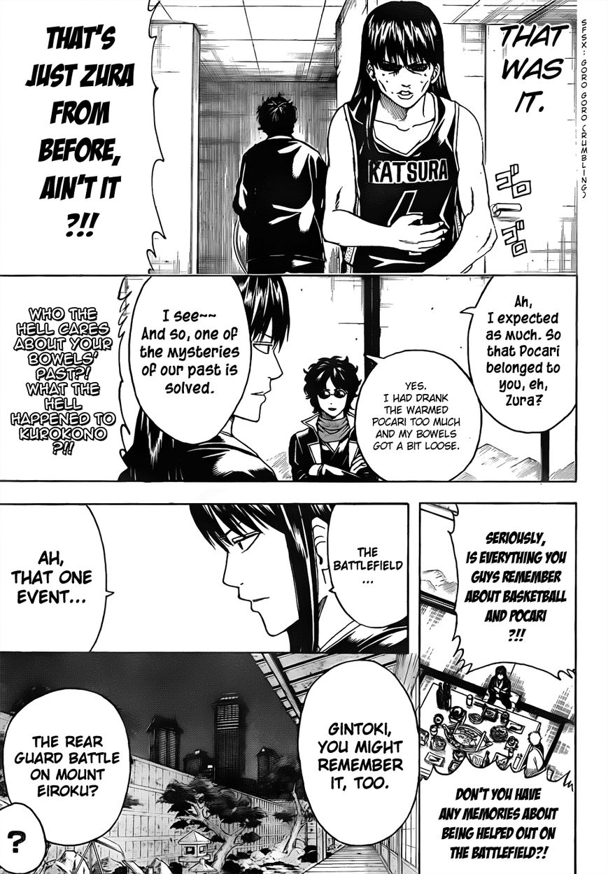 Gintama Chapter 452 page 13 - Chapter 452 : It's Hard to Enter a Reunion Party When You Get There Late