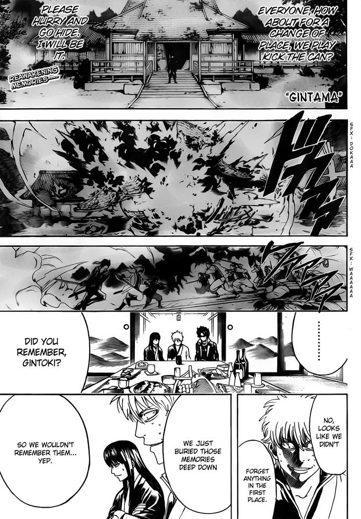 Gintama Chapter 454.2 page 1 - Chapter 454 v2 : A Reunion Party Of Onis And Shadows