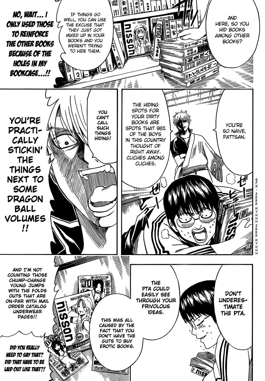 Gintama Chapter 455 page 7 - Chapter 455 : You Hide Erotic Books But You Don't Hide(fixed))