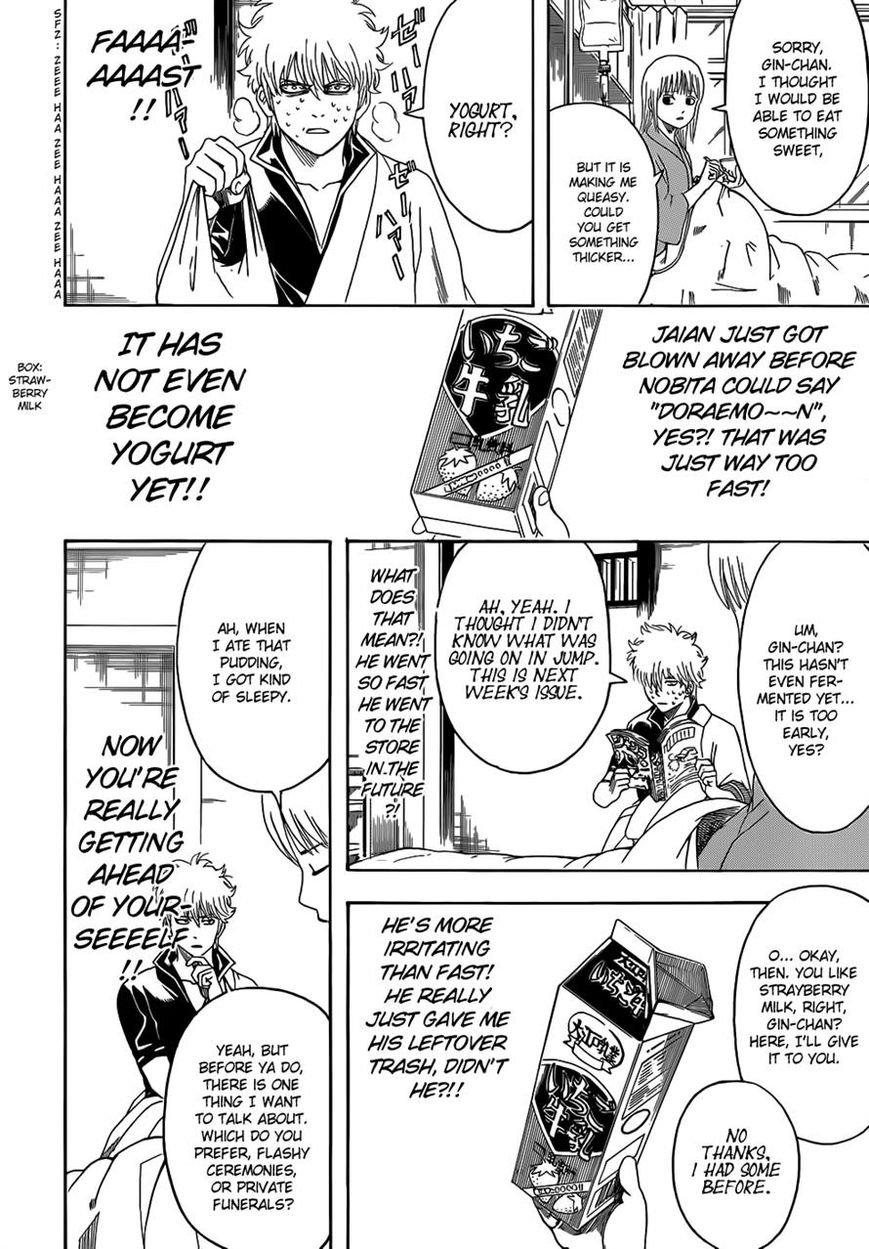 Gintama Chapter 457 page 14 - Chapter 457 : Making Light of Early Plot Elements is Fatal