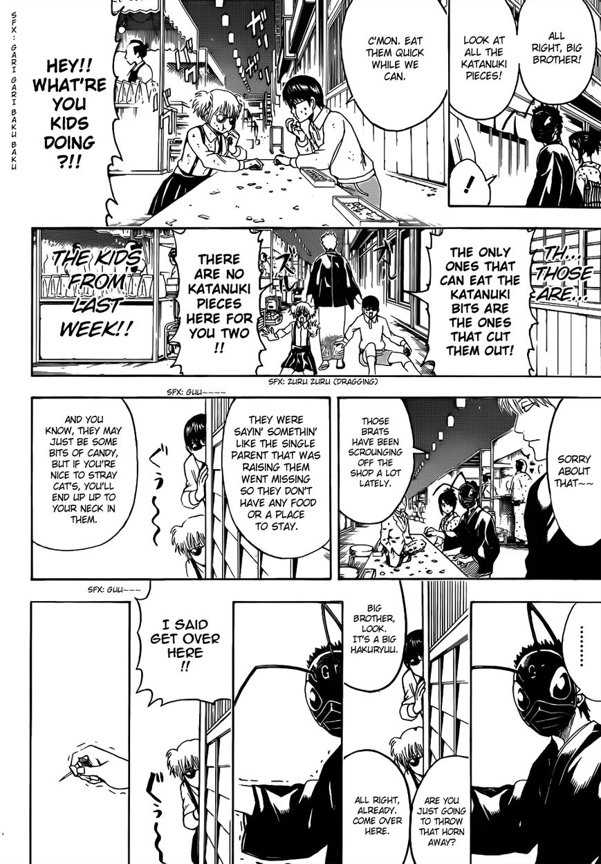 Gintama Chapter 461 page 10 - Chapter 461 : Hide Your Face Without Hiding Your Heart