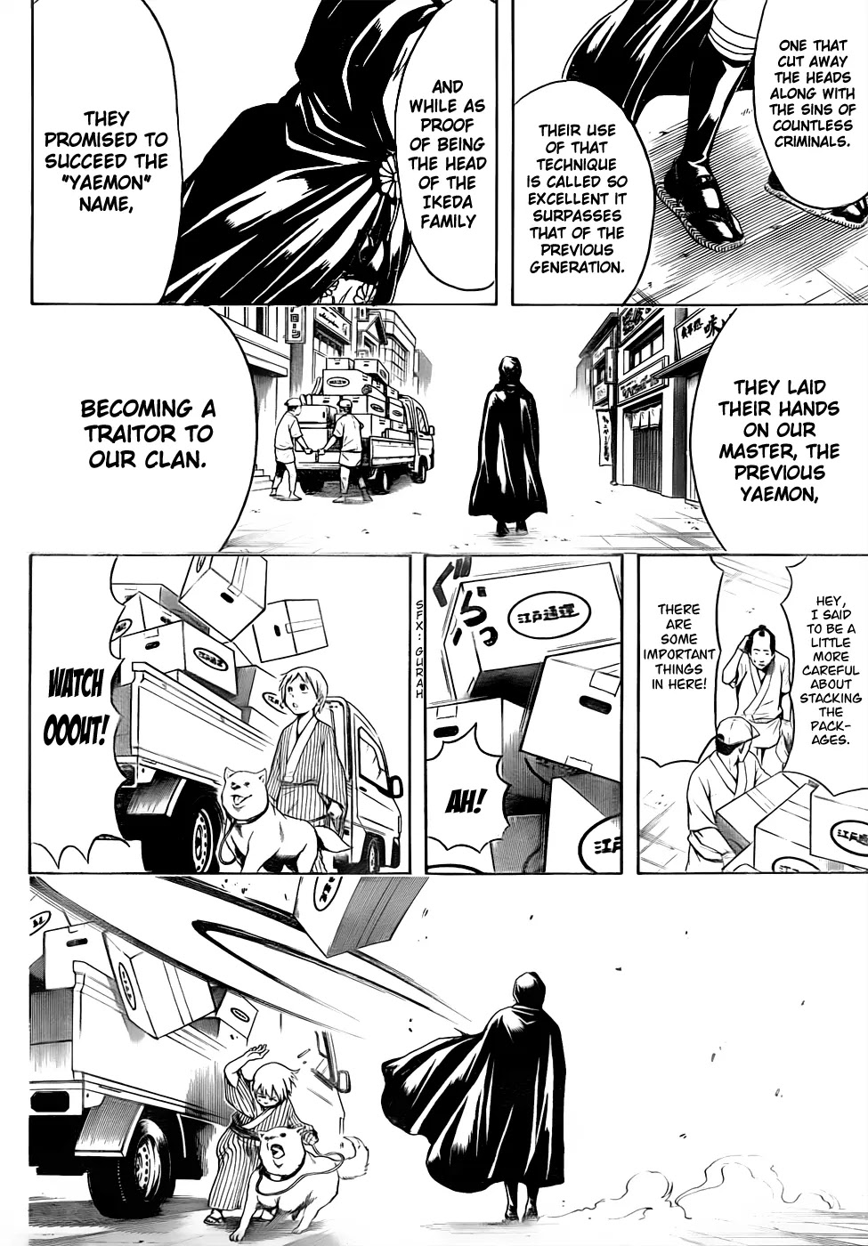 Gintama Chapter 463 page 16 - Chapter 463 : Characters that Show Up Wearing All White Will End Up Dead, Covered in Blood