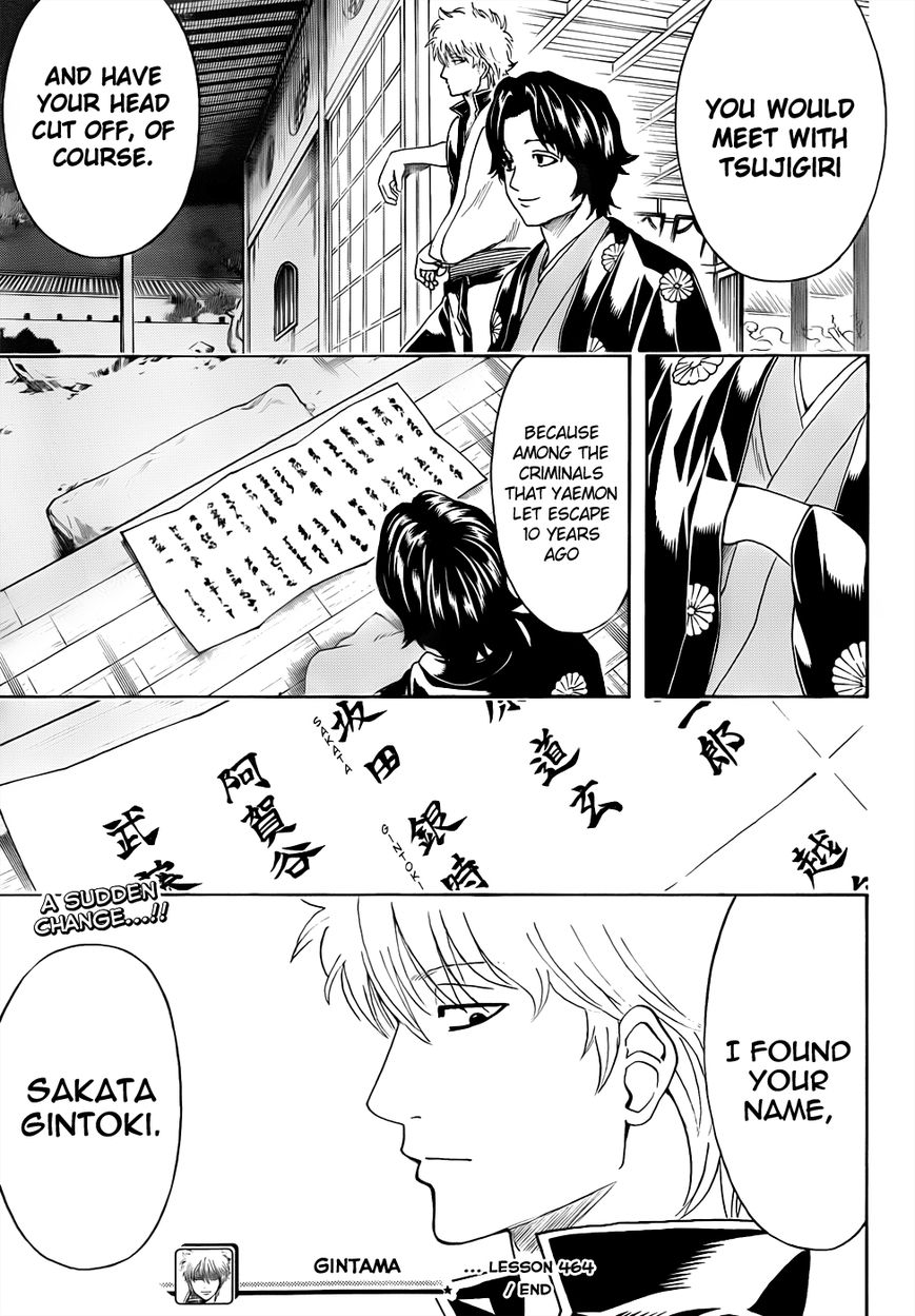 Gintama Chapter 464 page 16 - Chapter 464 : Morning and Night Shinigami