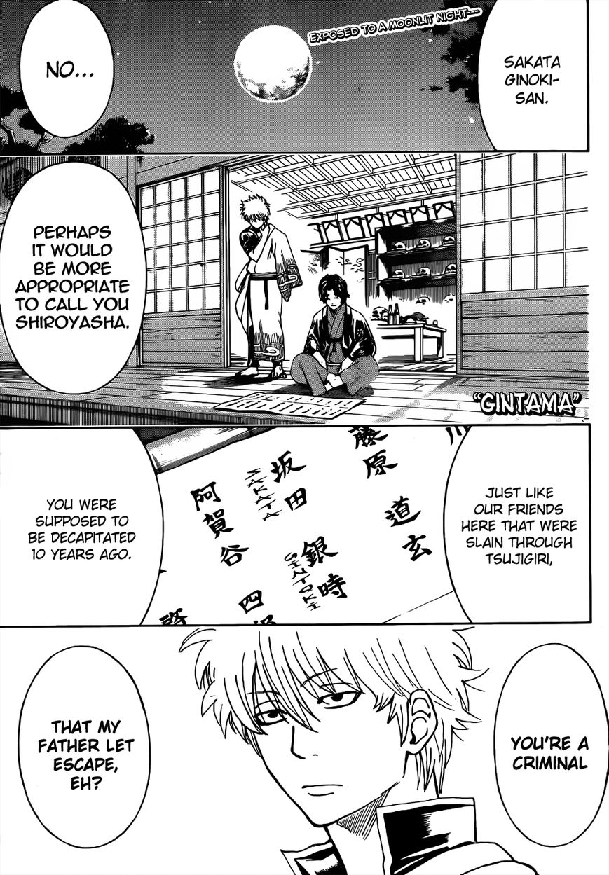 Gintama Chapter 465 page 1 - Chapter 465 : An Oni Or A Human?