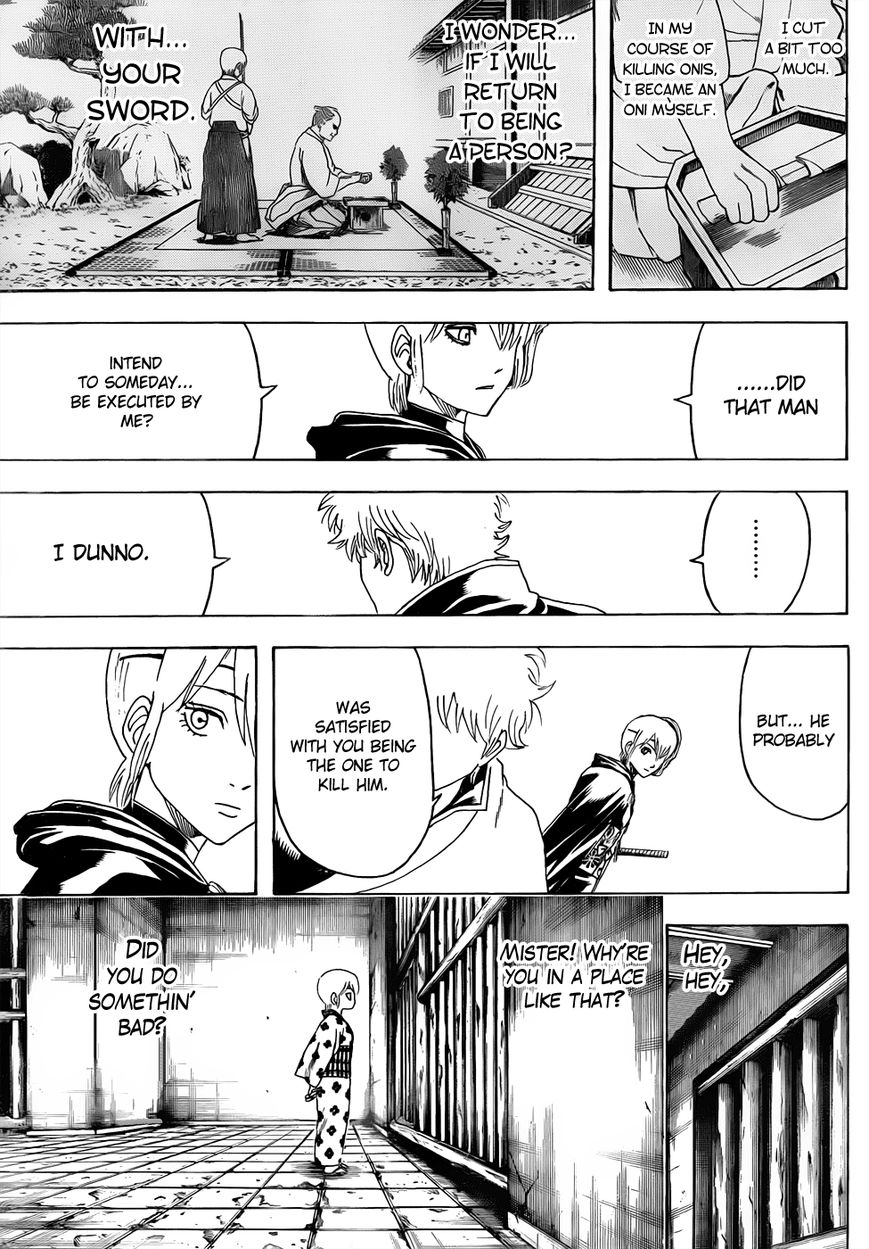 Gintama Chapter 467 page 11 - Chapter 467 : Okita Also Disappeared, at the End of the Total Sadist Line
