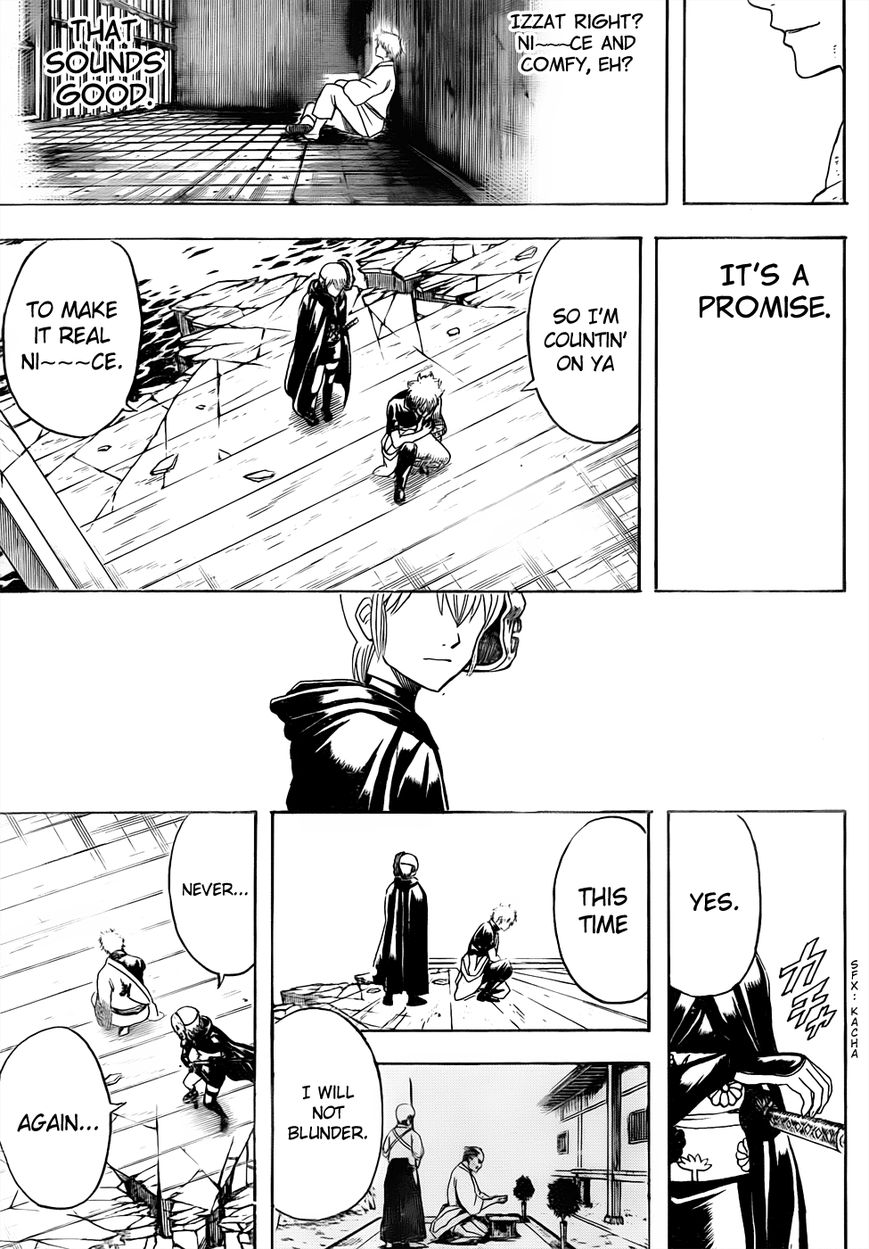 Gintama Chapter 467 page 13 - Chapter 467 : Okita Also Disappeared, at the End of the Total Sadist Line