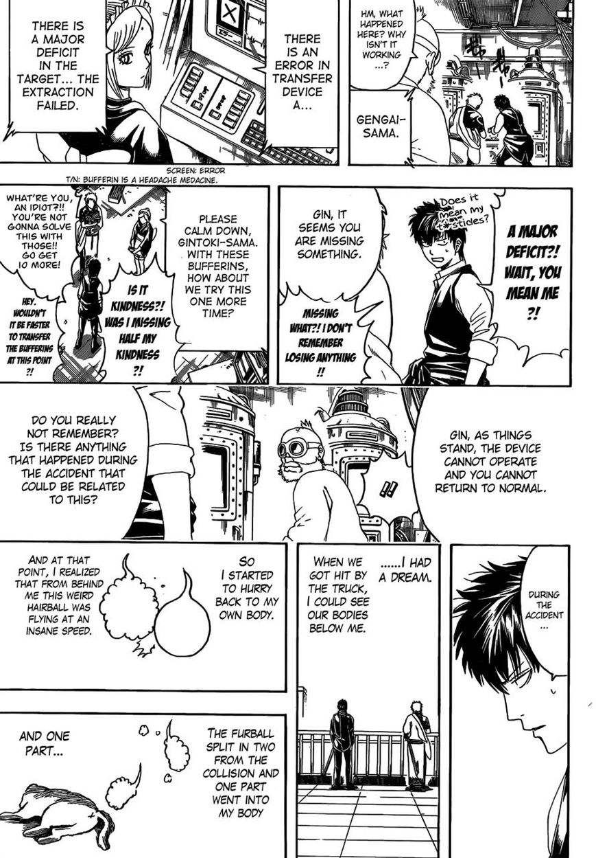 Gintama Chapter 472 page 9 - Chapter 472 : I'm the Right Ball and He's the Left Ball