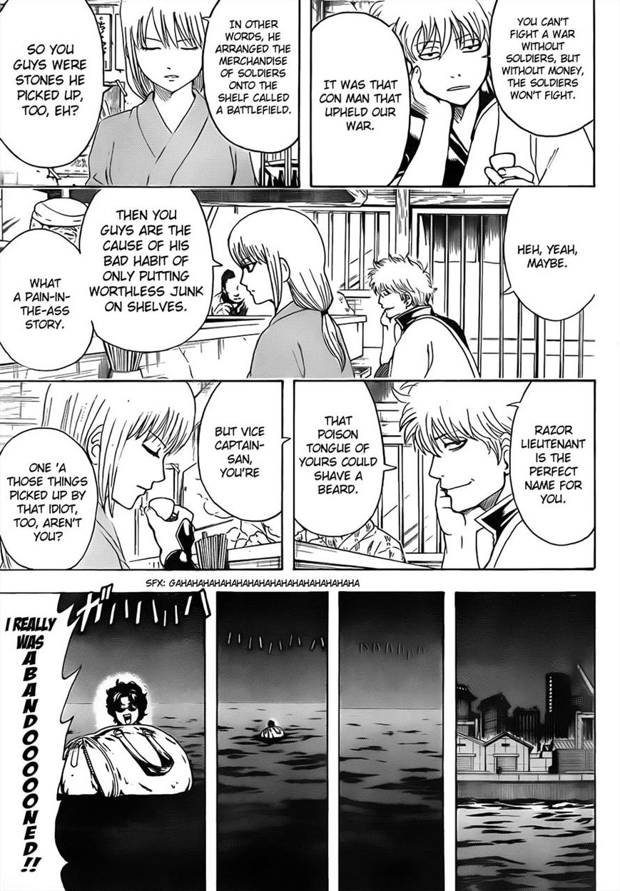 Gintama Chapter 477 page 11 - Chapter 477 : Always Open Bags Like They Have 50 Million in Them