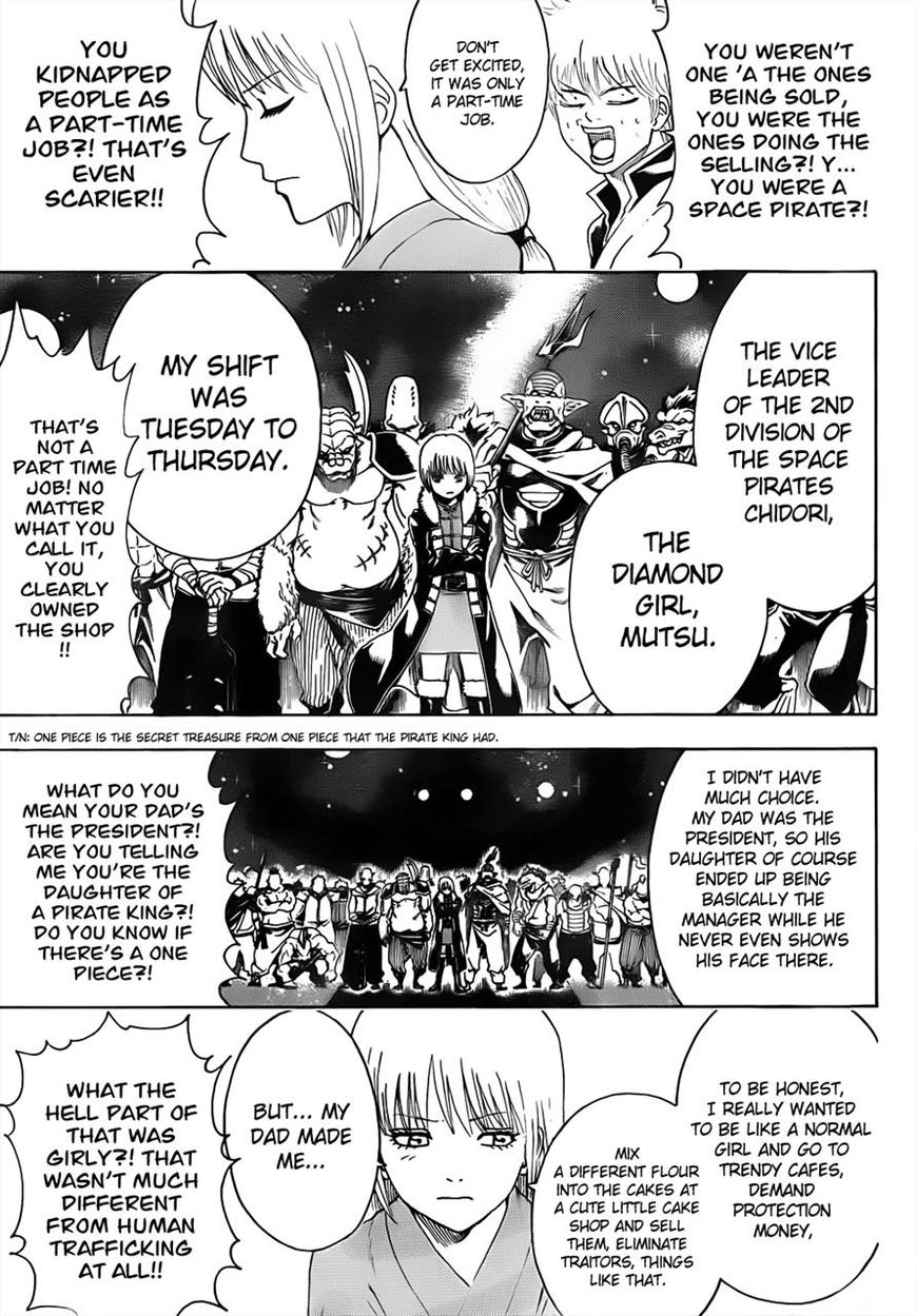Gintama Chapter 477 page 15 - Chapter 477 : Always Open Bags Like They Have 50 Million in Them