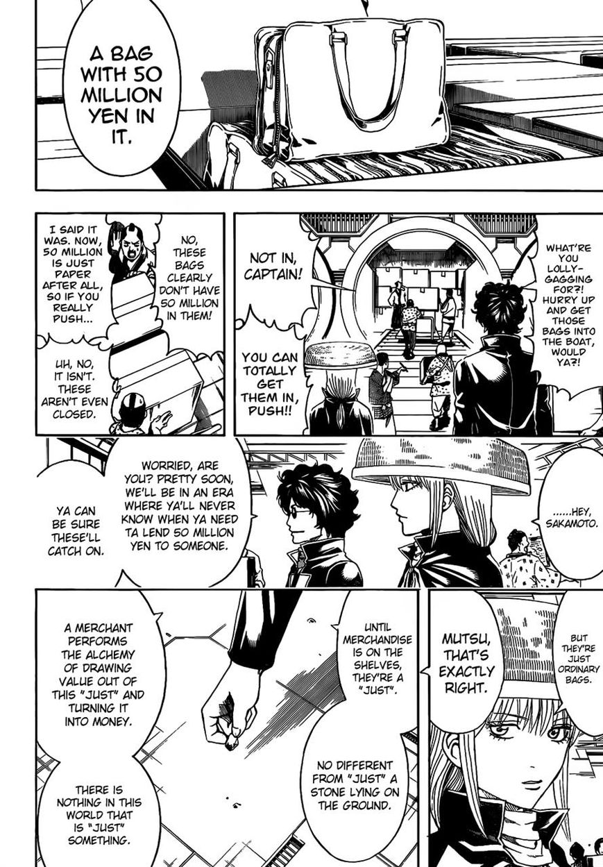 Gintama Chapter 477 page 2 - Chapter 477 : Always Open Bags Like They Have 50 Million in Them