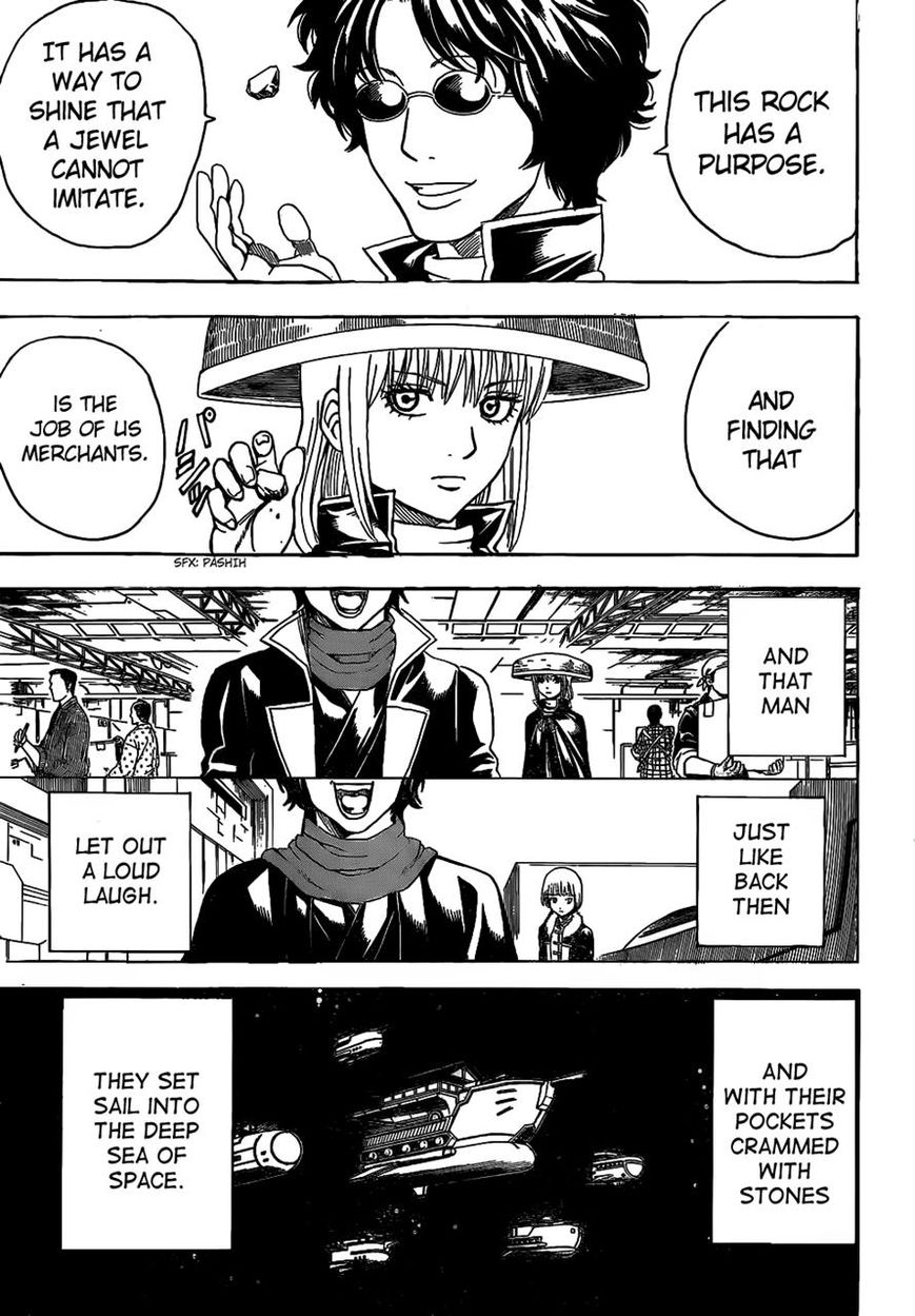 Gintama Chapter 477 page 3 - Chapter 477 : Always Open Bags Like They Have 50 Million in Them