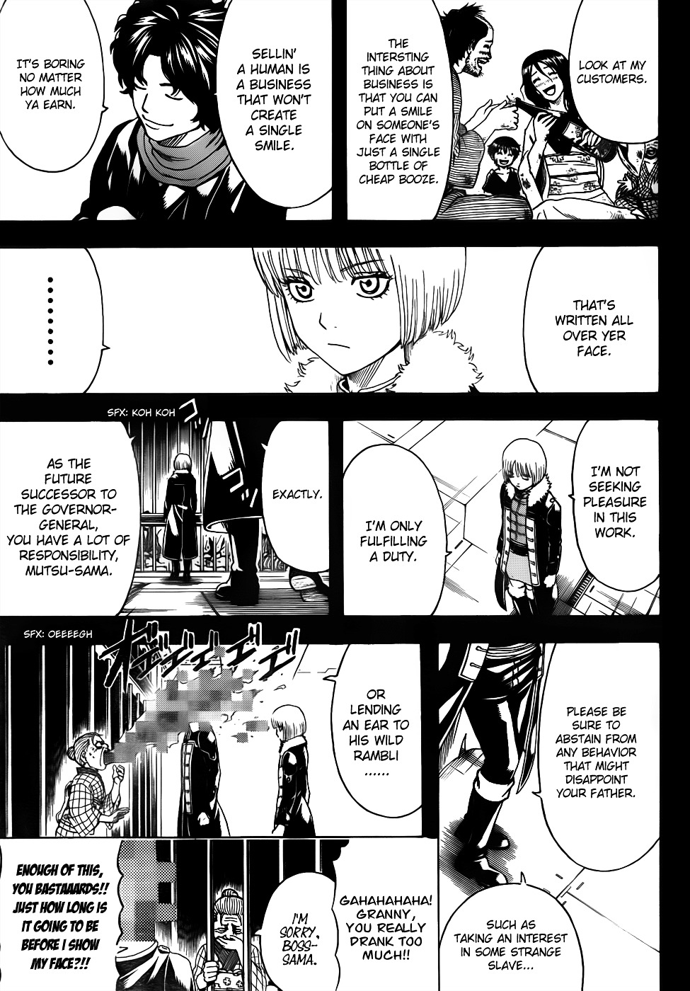 Gintama Chapter 478 page 11 - Chapter 478 : Stick a Barf Bag in your Handbag, Too