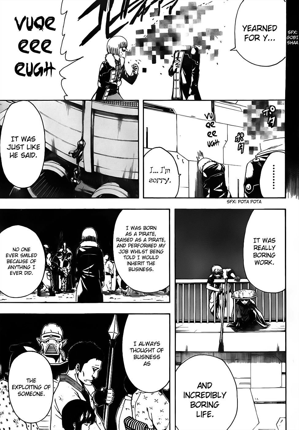 Gintama Chapter 478 page 13 - Chapter 478 : Stick a Barf Bag in your Handbag, Too
