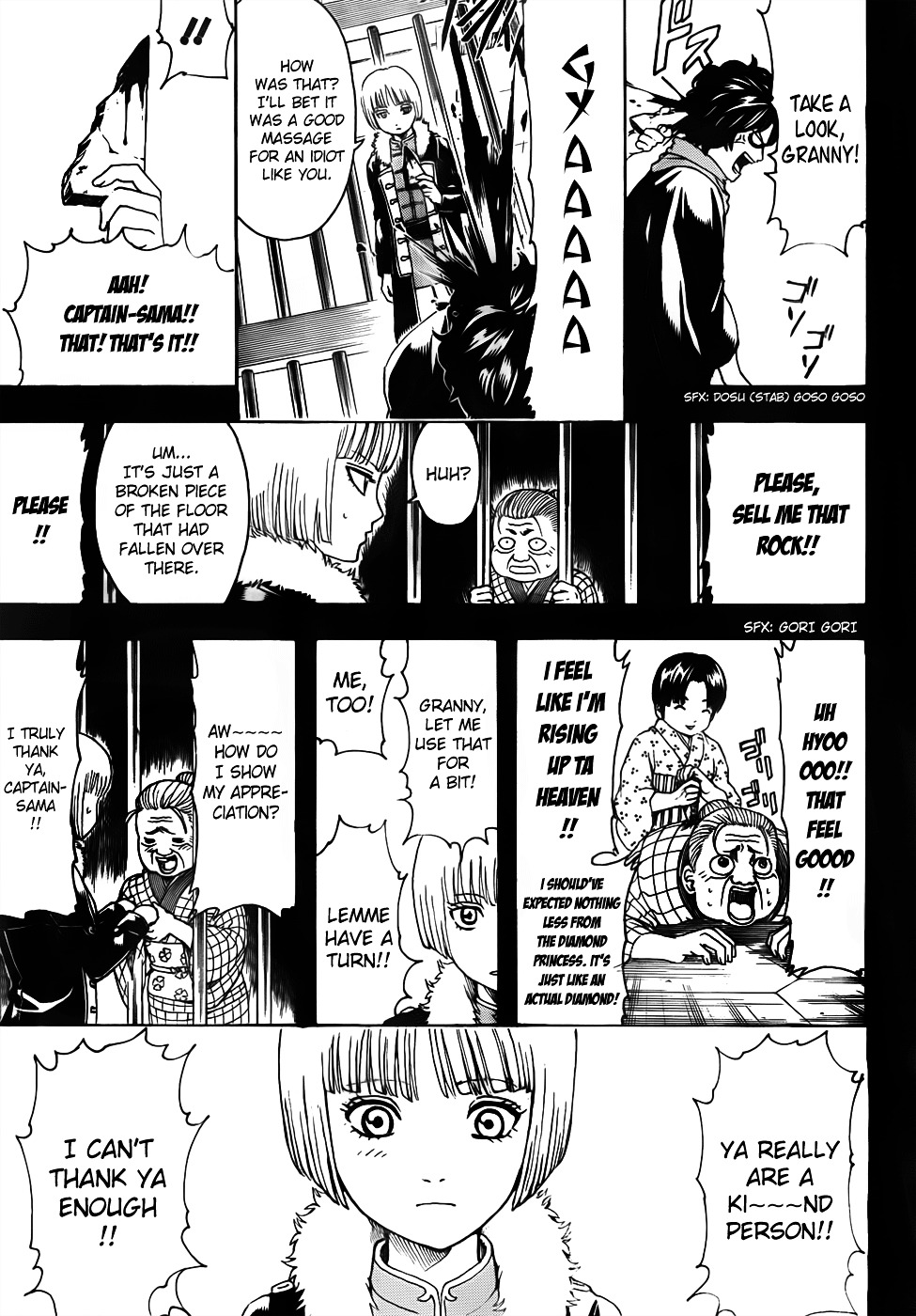 Gintama Chapter 478 page 15 - Chapter 478 : Stick a Barf Bag in your Handbag, Too