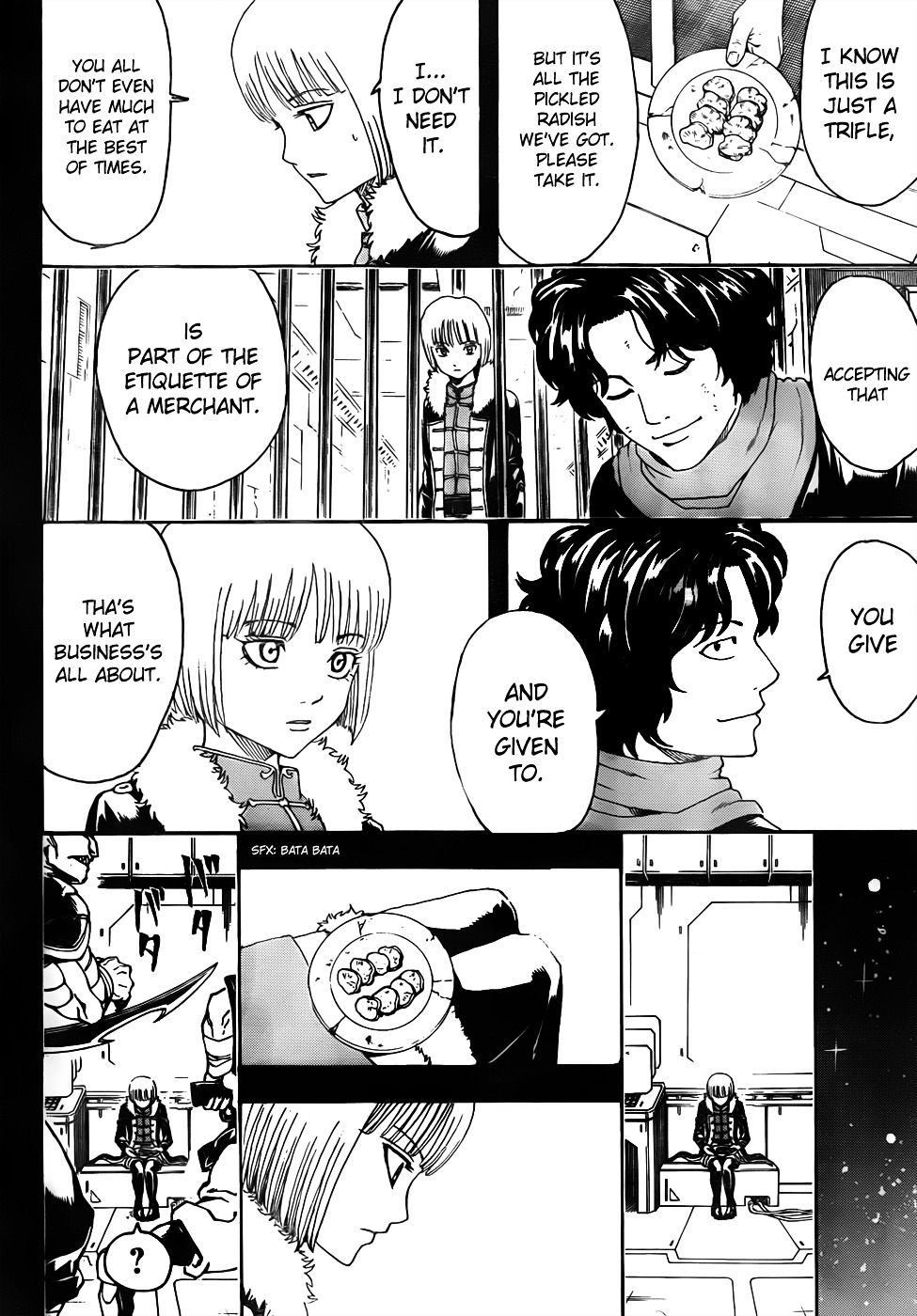 Gintama Chapter 478 page 16 - Chapter 478 : Stick a Barf Bag in your Handbag, Too