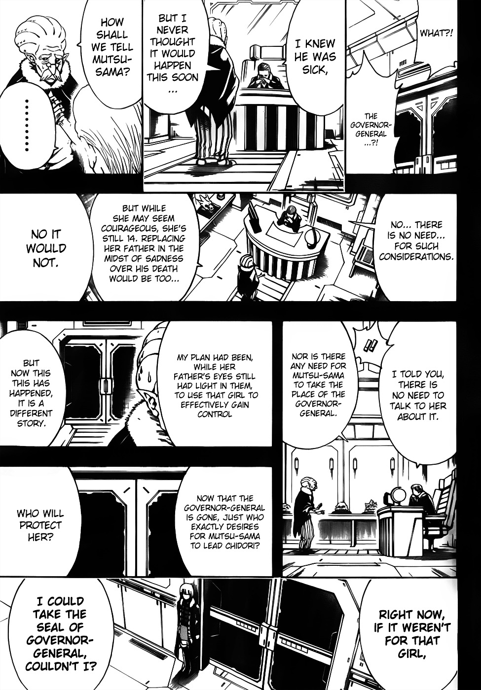 Gintama Chapter 478 page 17 - Chapter 478 : Stick a Barf Bag in your Handbag, Too