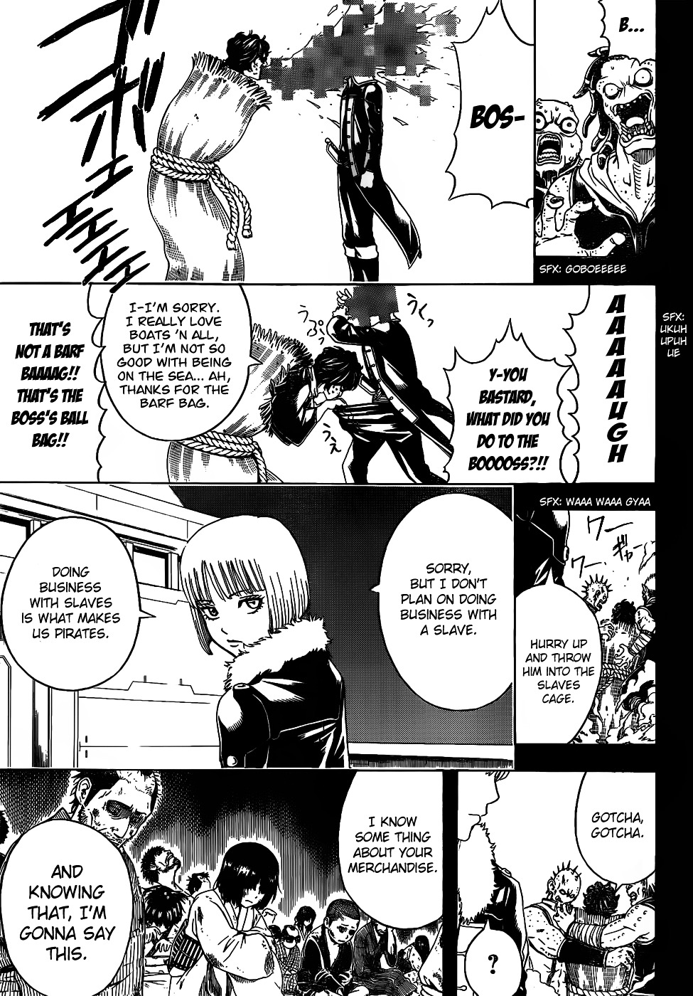Gintama Chapter 478 page 5 - Chapter 478 : Stick a Barf Bag in your Handbag, Too