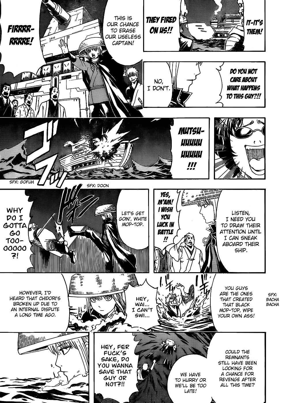 Gintama Chapter 478 page 9 - Chapter 478 : Stick a Barf Bag in your Handbag, Too