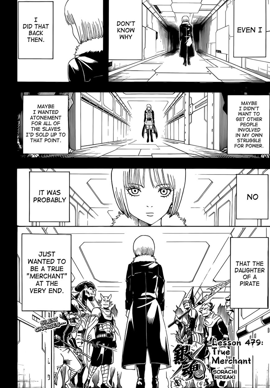Gintama Chapter 479 page 2 - Chapter 479 : True Merchant
