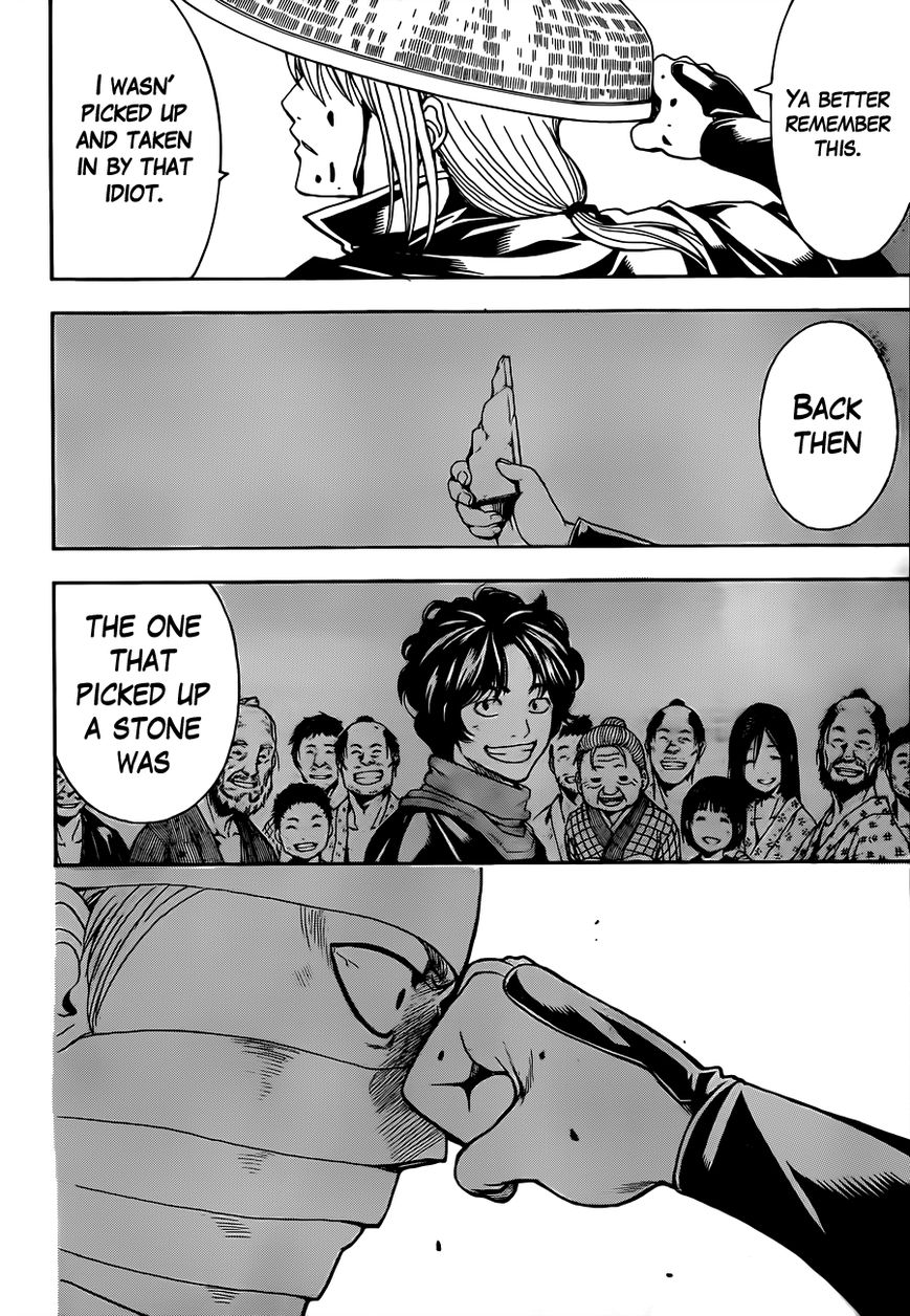 Gintama Chapter 480 page 10 - Chapter 480 : Always Open Bags as if They Have Rocks Inside