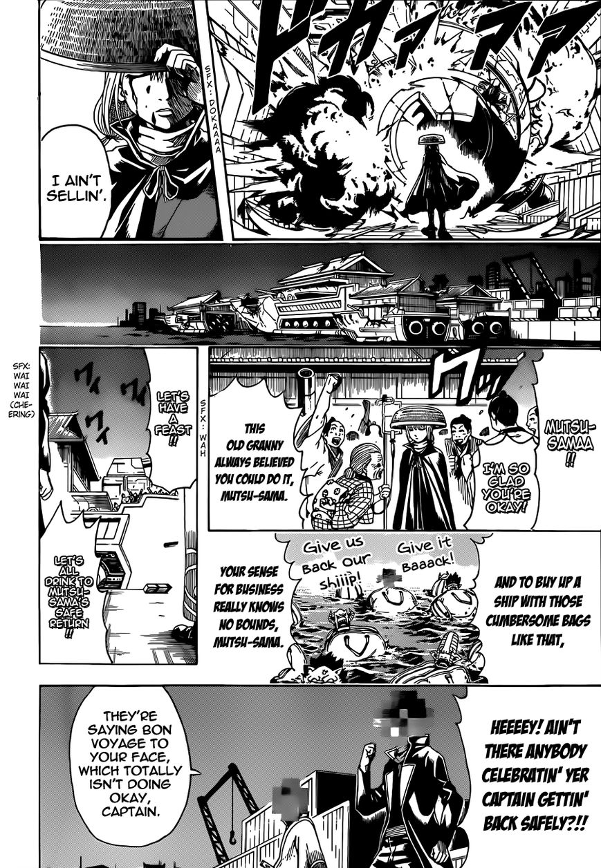 Gintama Chapter 480 page 12 - Chapter 480 : Always Open Bags as if They Have Rocks Inside