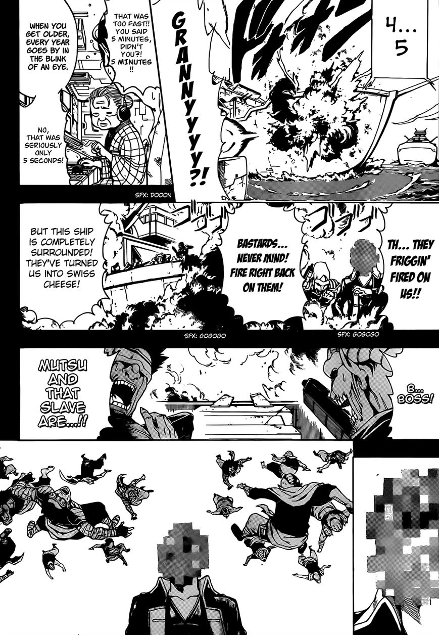 Gintama Chapter 480 page 2 - Chapter 480 : Always Open Bags as if They Have Rocks Inside
