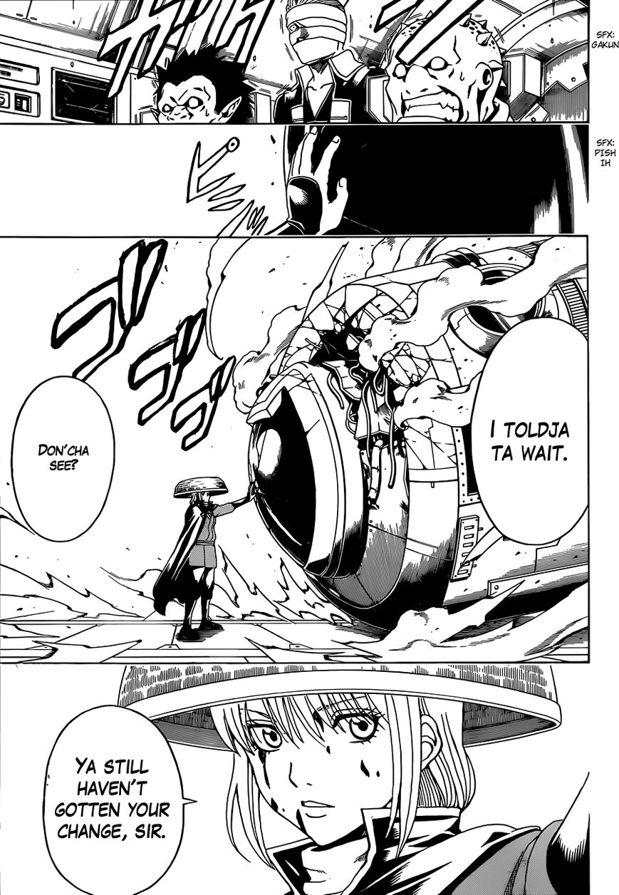 Gintama Chapter 480 page 7 - Chapter 480 : Always Open Bags as if They Have Rocks Inside