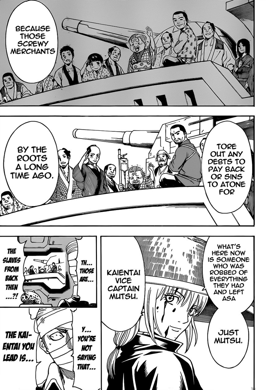 Gintama Chapter 480 page 9 - Chapter 480 : Always Open Bags as if They Have Rocks Inside