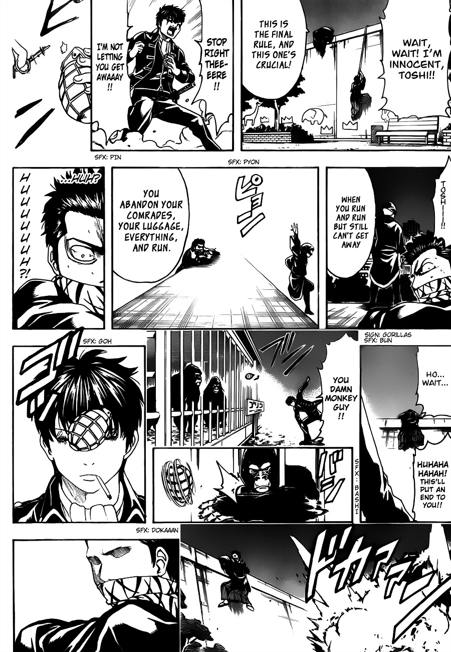 Gintama Chapter 482 page 10 - Chapter 482 : The Kanji for Thief are Quite Evil