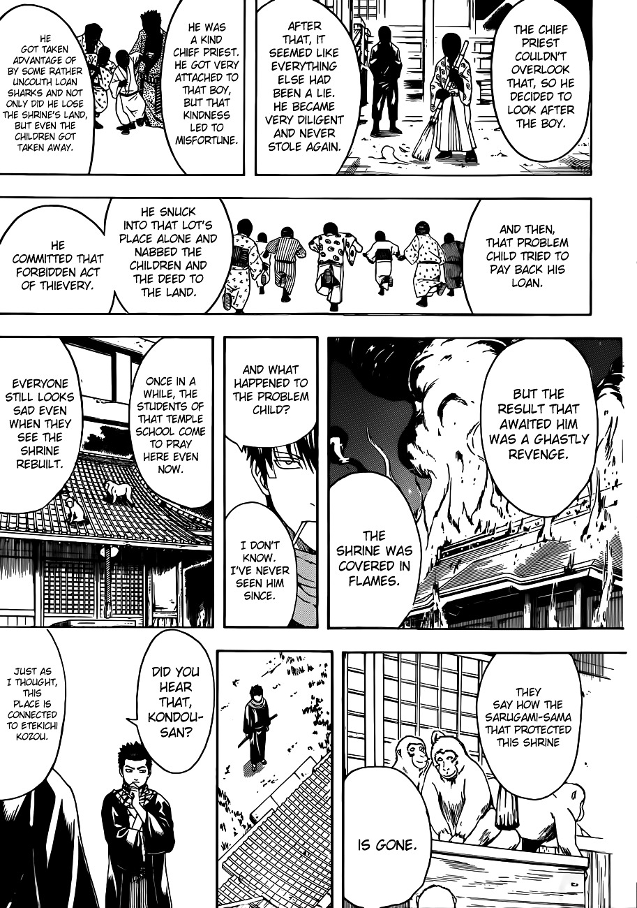 Gintama Chapter 482 page 15 - Chapter 482 : The Kanji for Thief are Quite Evil