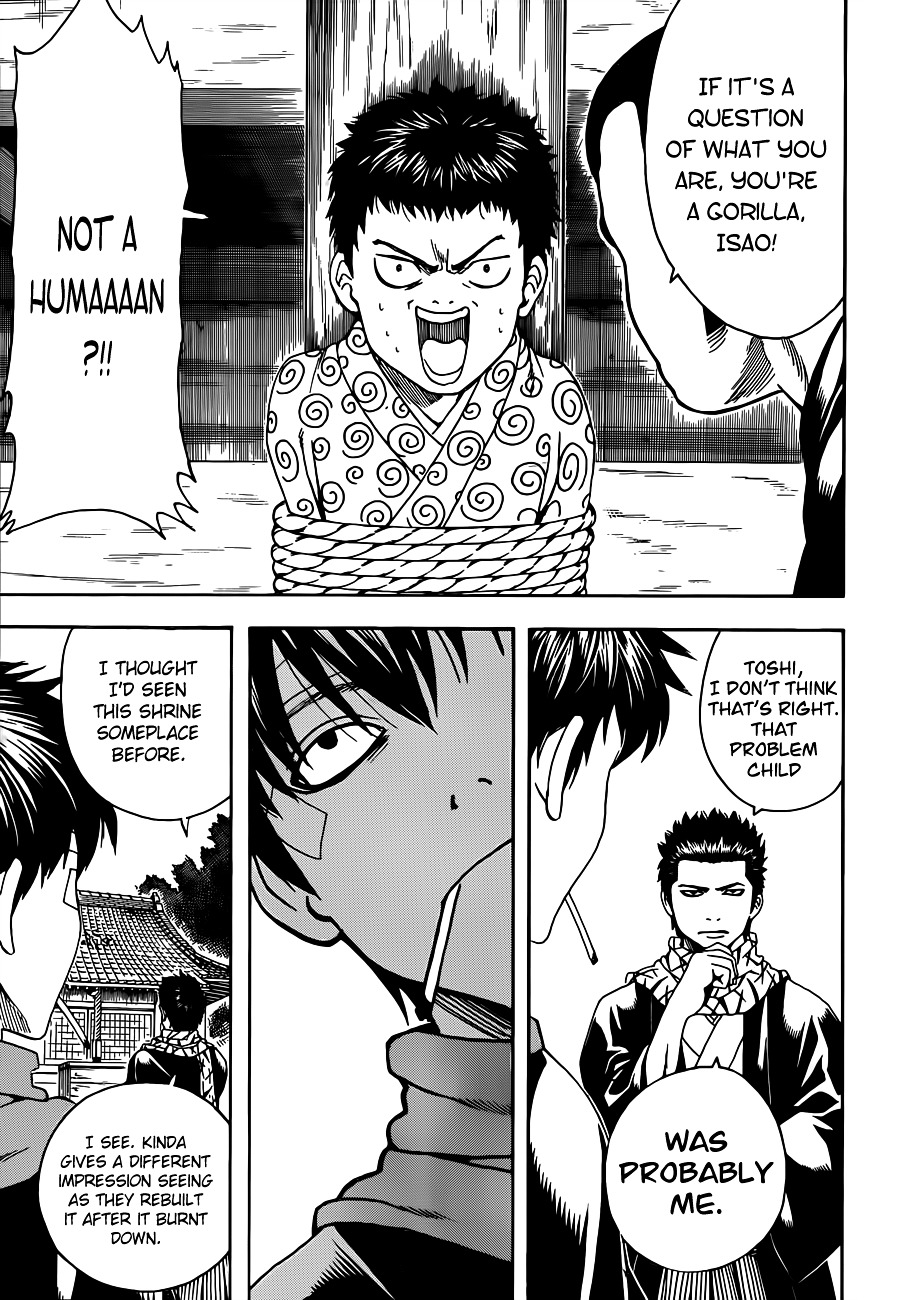 Gintama Chapter 482 page 17 - Chapter 482 : The Kanji for Thief are Quite Evil