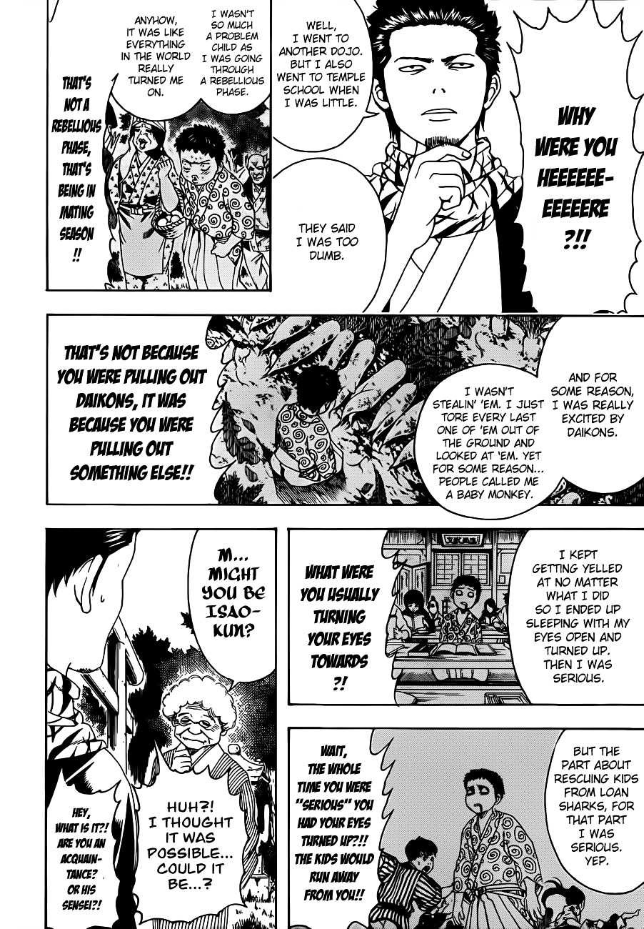 Gintama Chapter 482 page 18 - Chapter 482 : The Kanji for Thief are Quite Evil