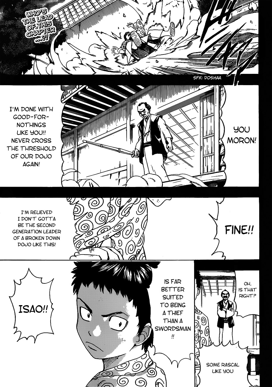 Gintama Chapter 482 page 3 - Chapter 482 : The Kanji for Thief are Quite Evil