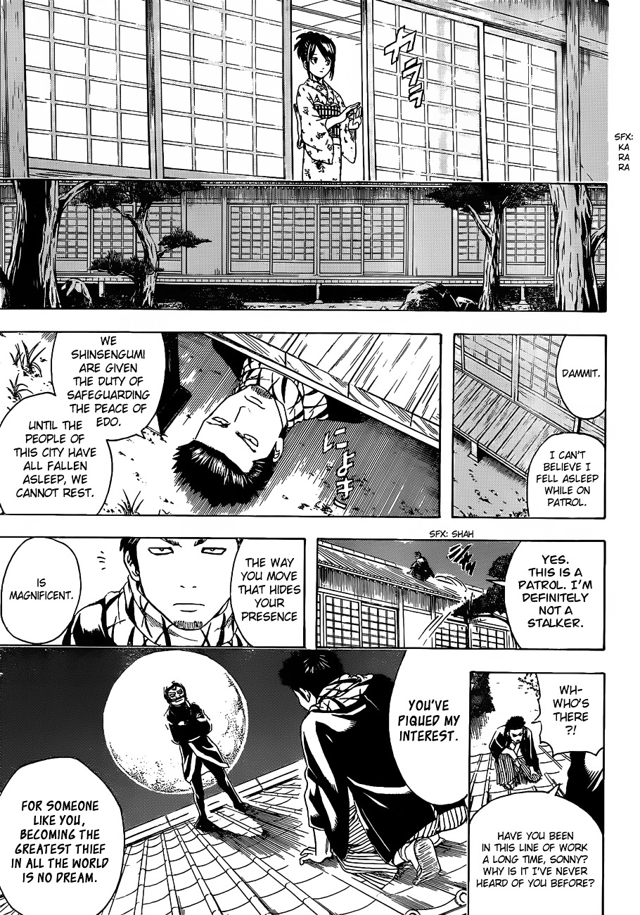 Gintama Chapter 482 page 5 - Chapter 482 : The Kanji for Thief are Quite Evil