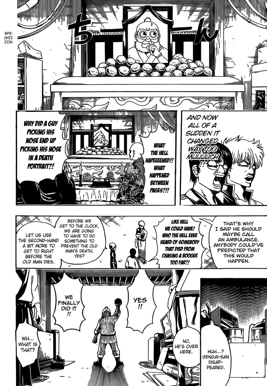 Gintama Chapter 484 page 14 - Chapter 484 : Pauses Never Happen at Good Times