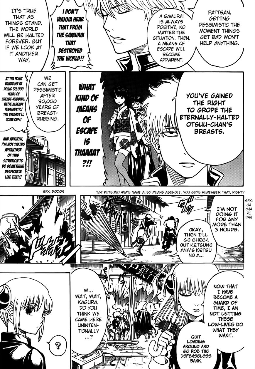 Gintama Chapter 484 page 9 - Chapter 484 : Pauses Never Happen at Good Times