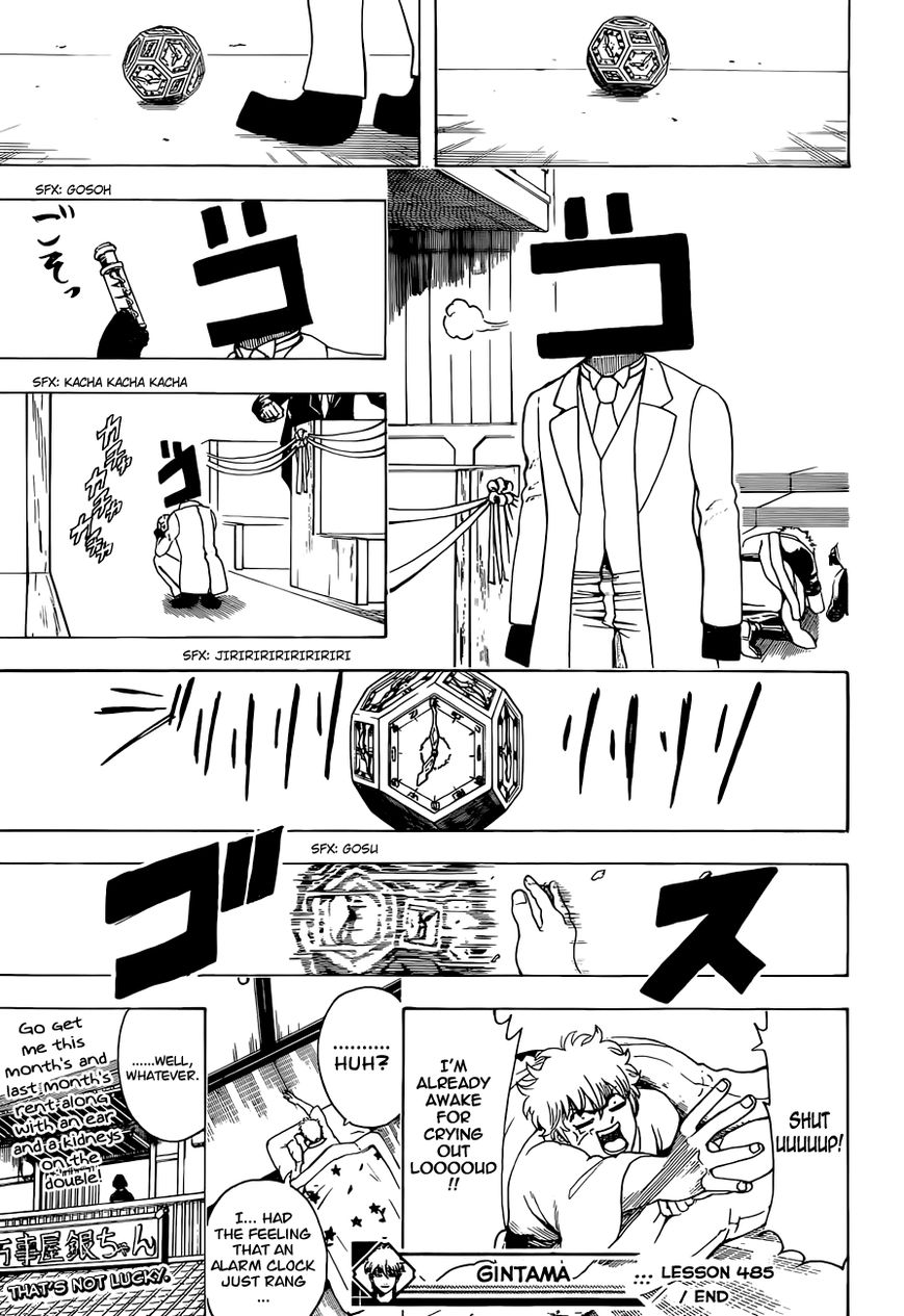 Gintama Chapter 485 page 19 - Chapter 485 : There is Trash that Even a Matsuibou Cannot Get Rid of