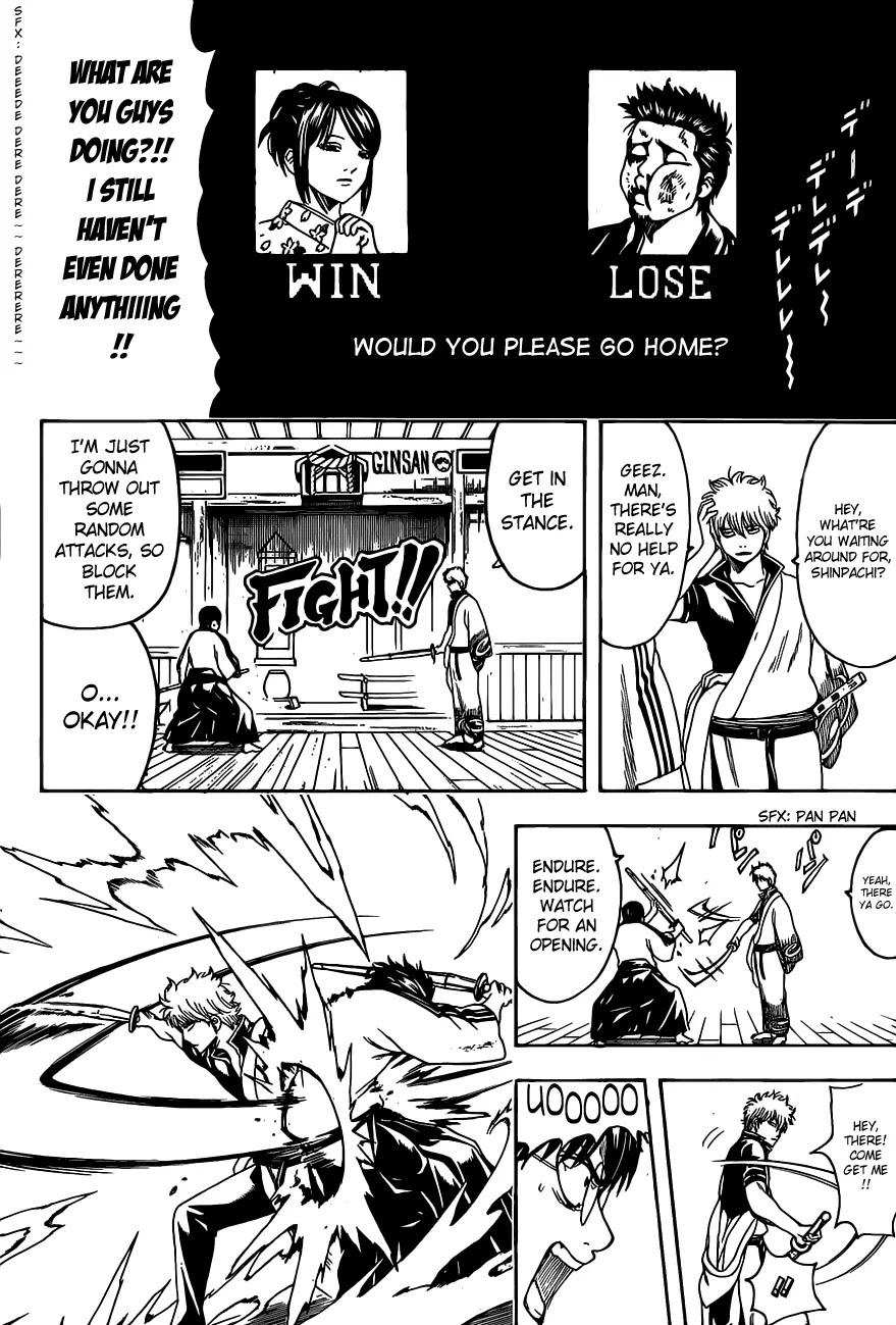 Gintama Chapter 486 page 14 - Chapter 486 : There are Two Types of Humans in the World, Those that Shout Special Attacks and Those That Don't