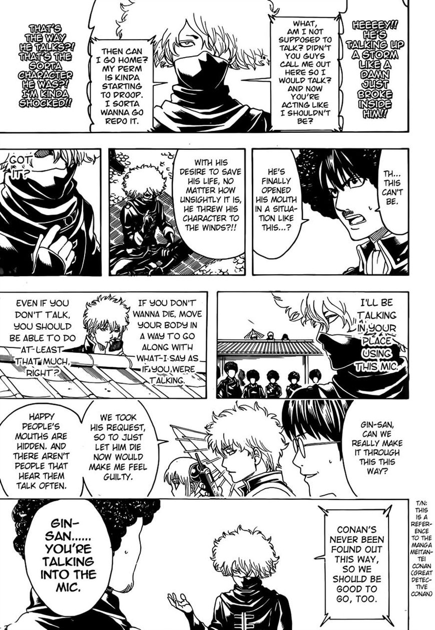 Gintama Chapter 490 page 13 - Chapter 490 : Afros of Justice and Betrayal