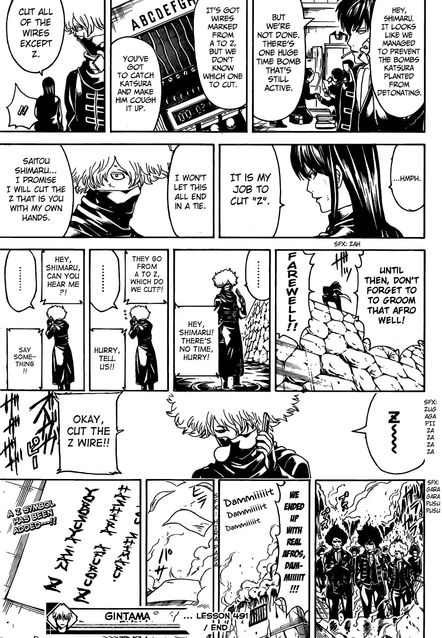 Gintama Chapter 491 page 17 - Chapter 491 : The Chef Cooking Back Wth Naked