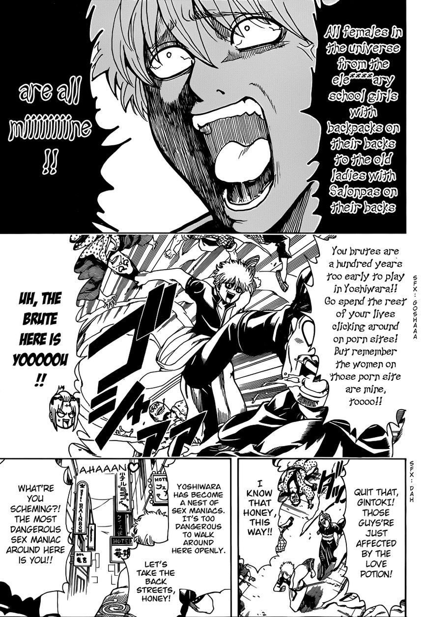 Gintama Chapter 493 page 13 - Chapter 493 : The Heavens Do Not Make Beautiful Women Better Than Ugly Women