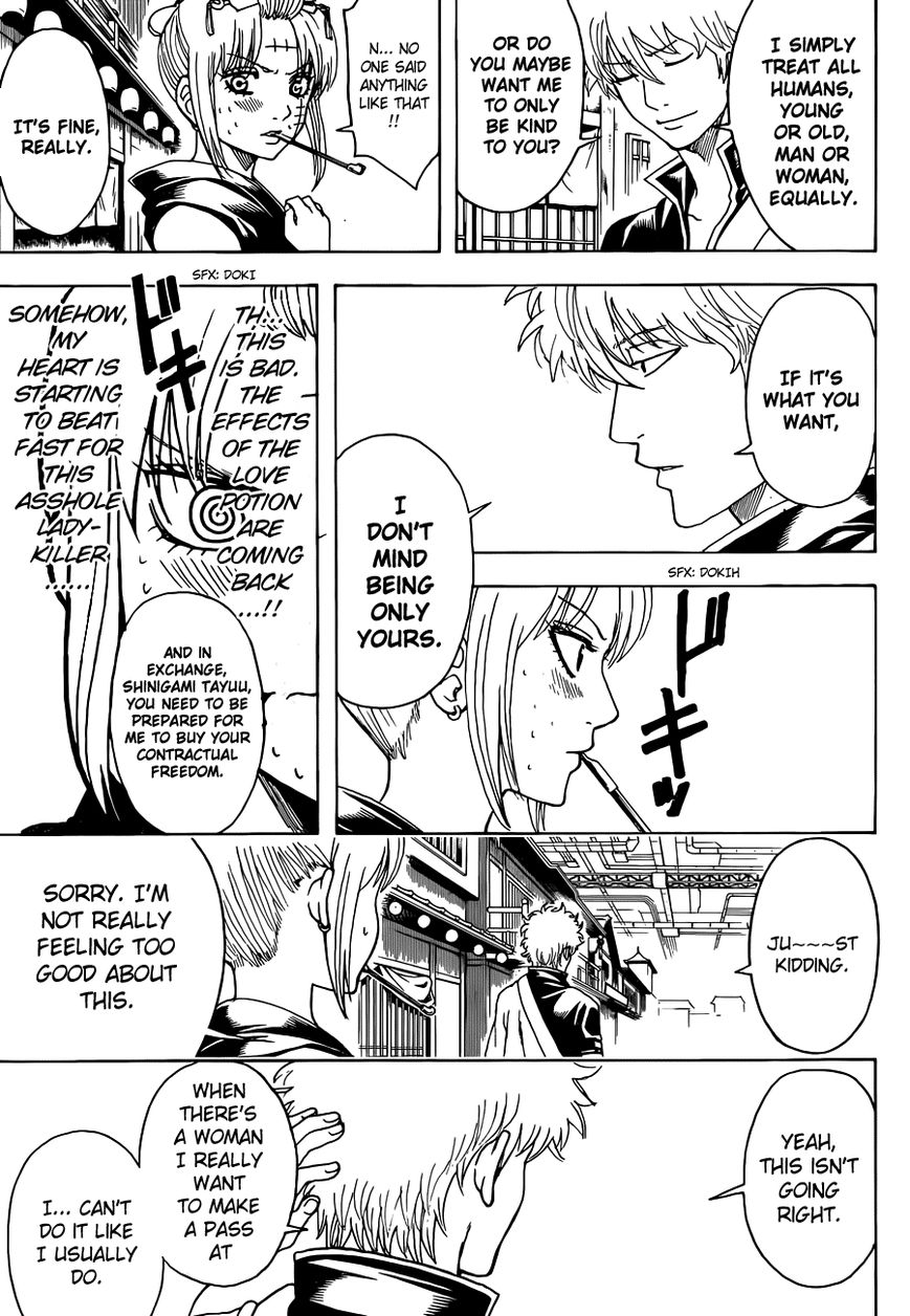 Gintama Chapter 493 page 16 - Chapter 493 : The Heavens Do Not Make Beautiful Women Better Than Ugly Women