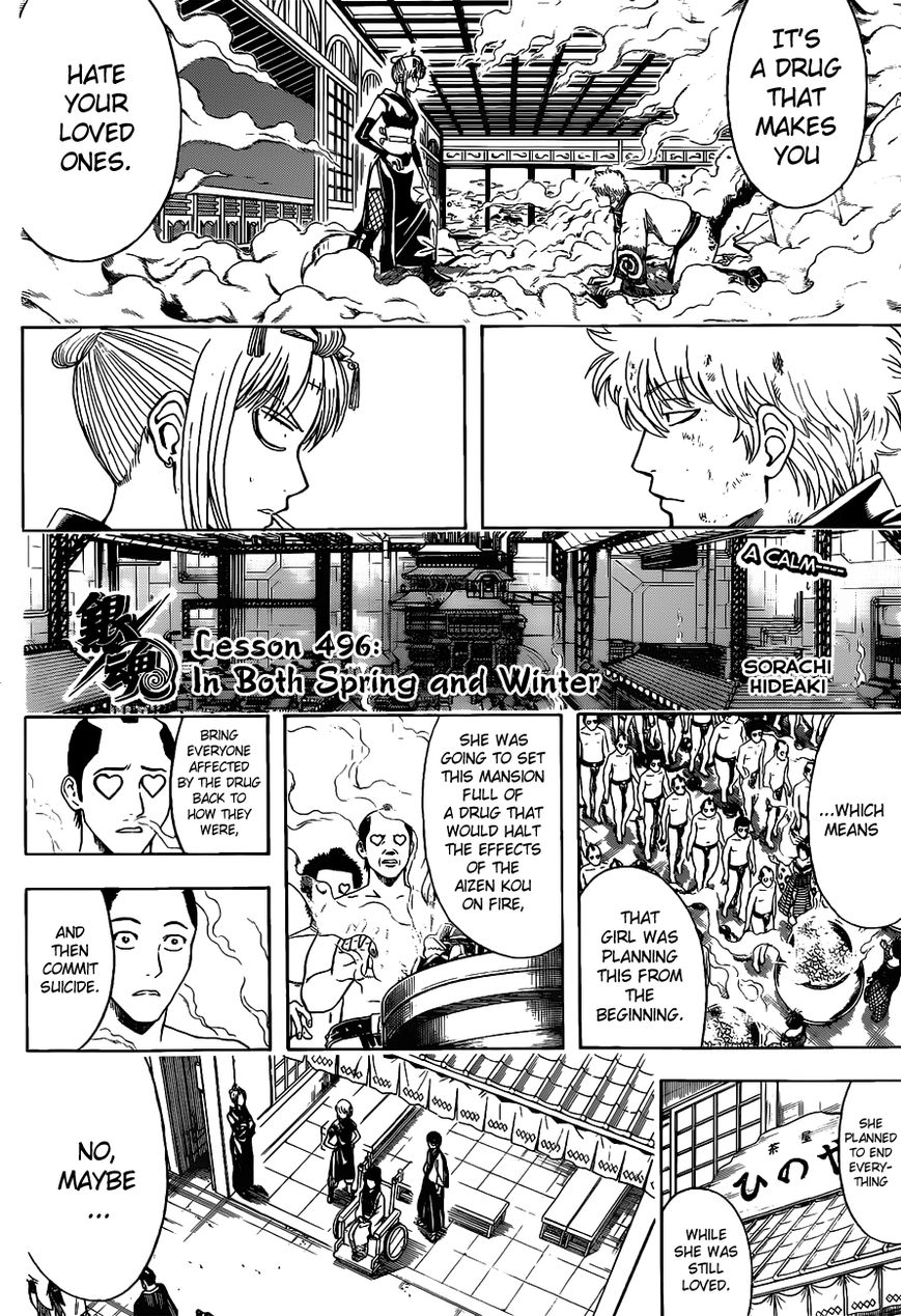 Gintama Chapter 496 page 6 - Chapter 496 : In Both Spring and Winter