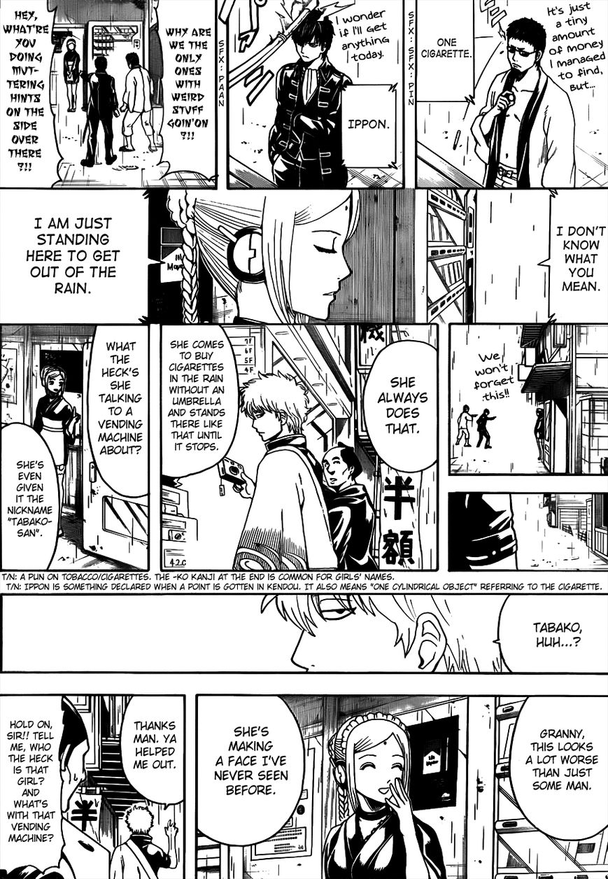 Gintama Chapter 498 page 10 - Chapter 498 : Oil Rain