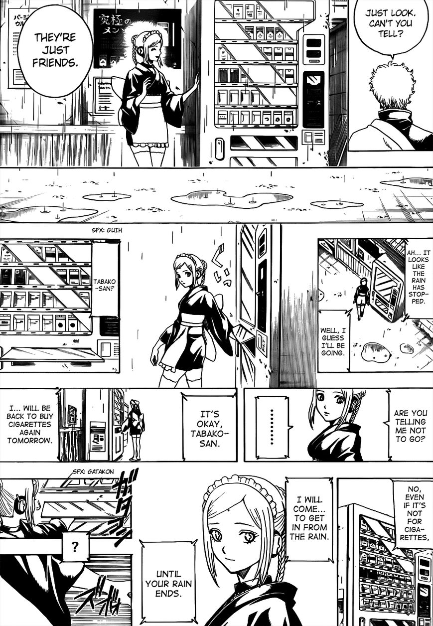Gintama Chapter 498 page 11 - Chapter 498 : Oil Rain