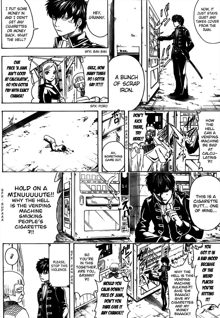 Gintama Chapter 498 page 4 - Chapter 498 : Oil Rain